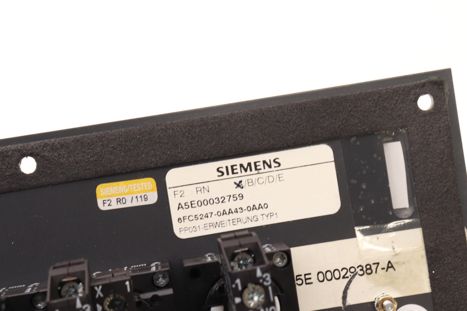 SIEMENS A5E00032759 6FC5247-0AA43-0AA0