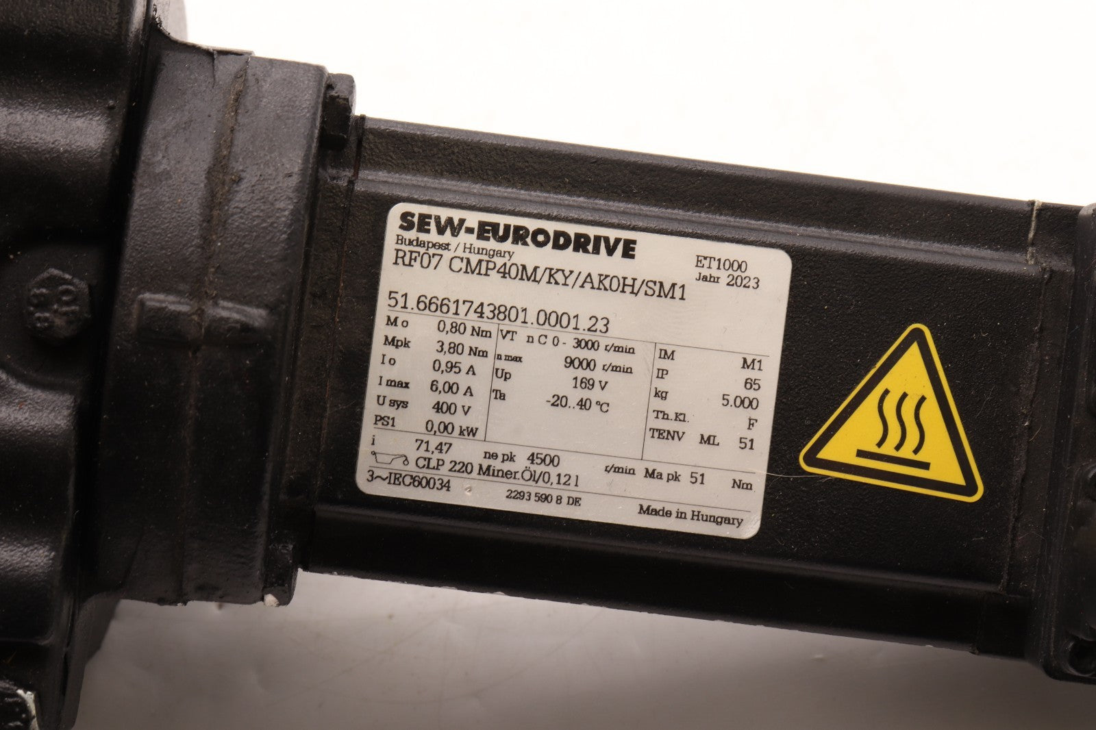 SEW-EURODRIVE	RF07 CMP40M/KY/AK0H/SM1	51.6661743801.0001.23