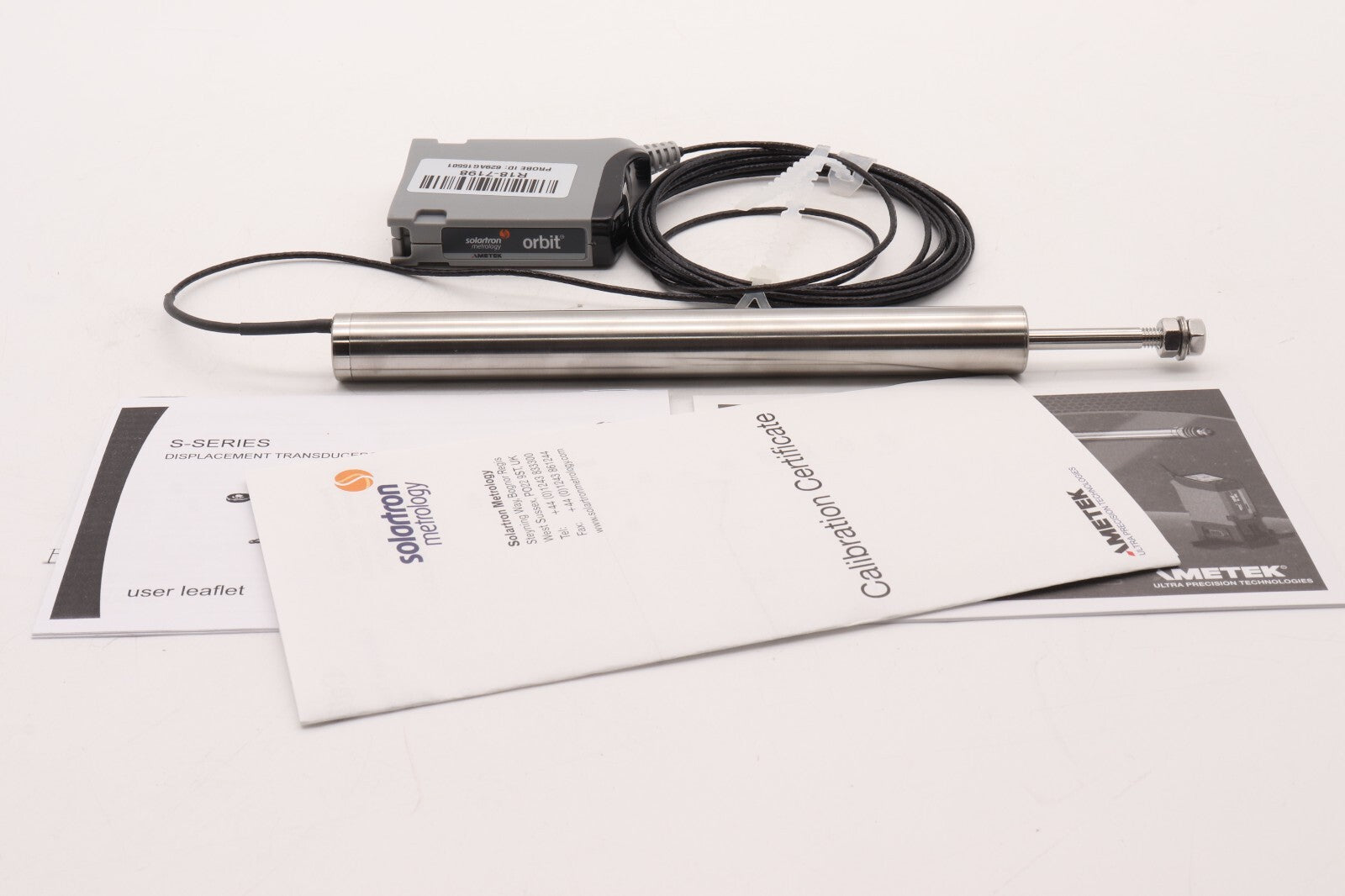 AMATEK  SOLARTRON METROLOGY ORBIT DS100G PROBE ID: 629AG15501