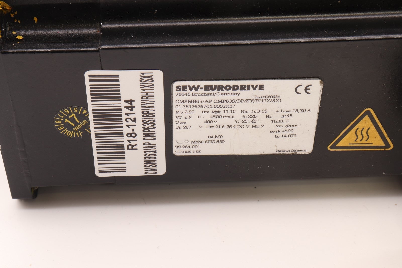 SEW-EURODRIVE	CMSMB63/AP CMP63S/BP/KY/RH1X/SX1