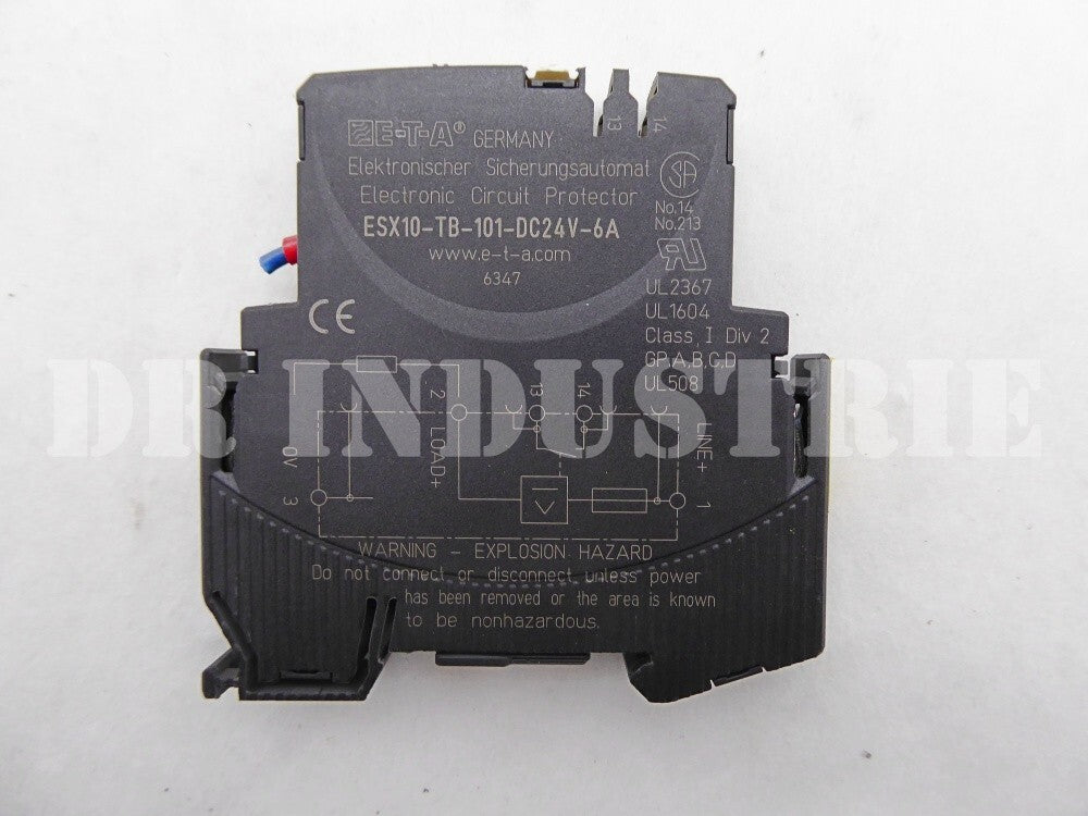 E-T-A Elektronischer Sicherungsautomat ESX10-TB-101-DC24V-6A