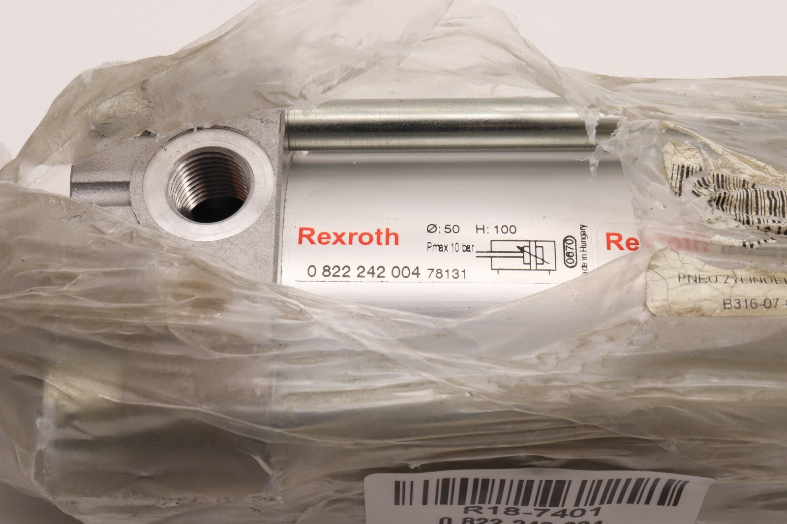 REXROTH	PNEUMATIC CYLINDER	0 822 242 004