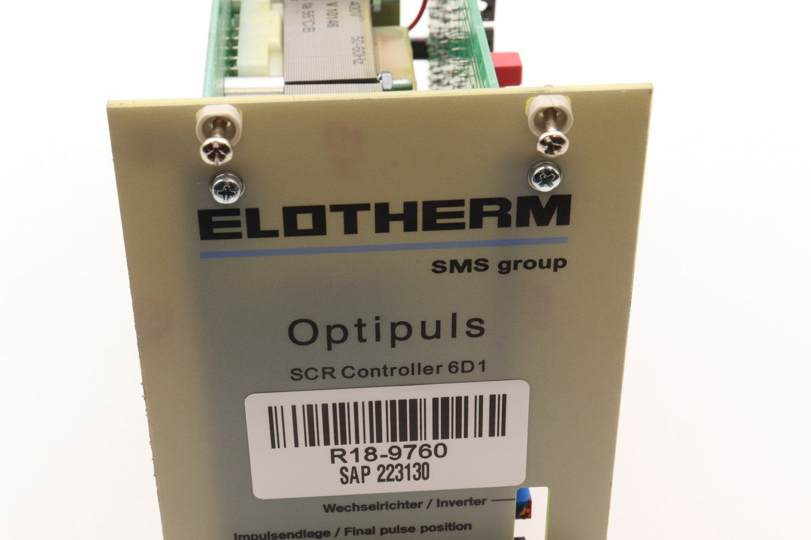 ELOTHERM  OPTIPLUS SCR CONTROLLER 6D1 SAP 223130