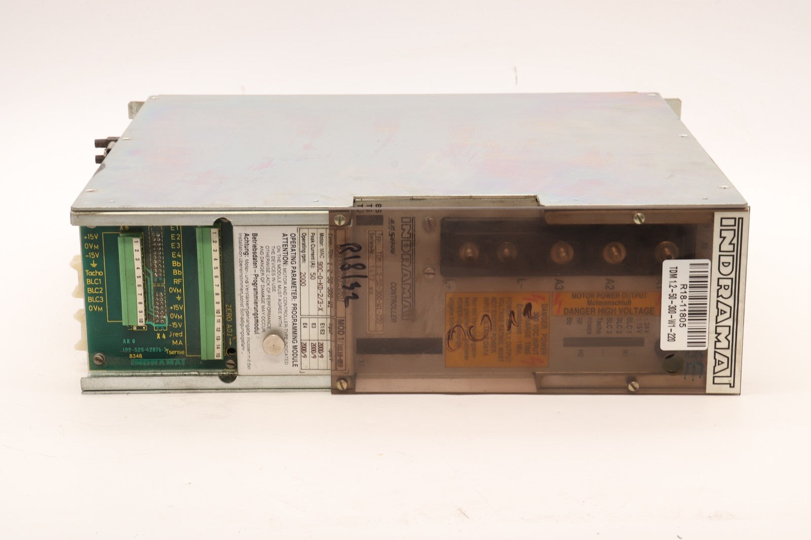 INDRAMAT	AC SERVO CONTROLLER	TDM 1.2-50-300-W1-220