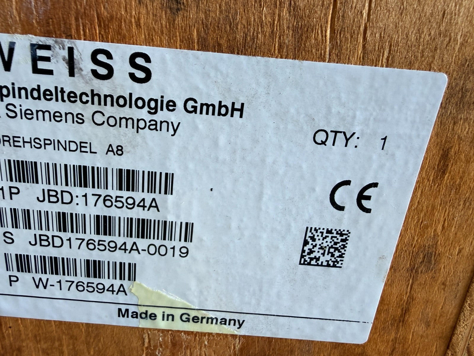 WEISS	176594	1 FE1116-6WR11
