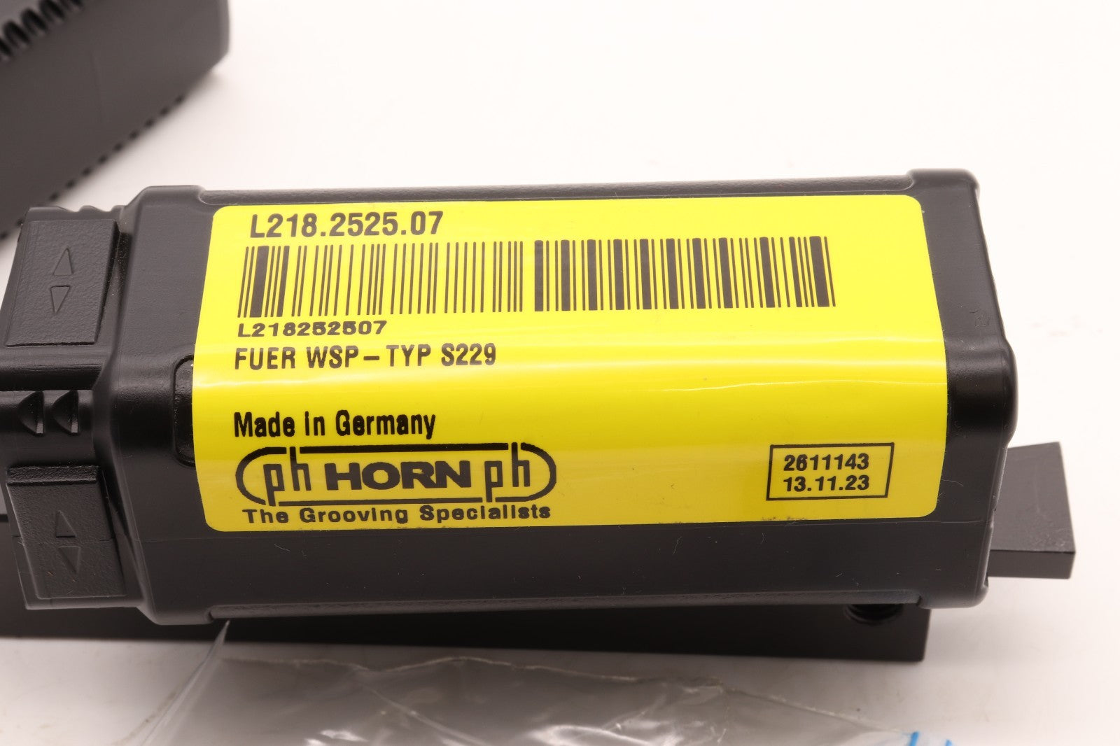 PH HORN	LEFT HAND EXTERNAL GROOVING TOOLHOLDER	L218.2525.07 SYSTEM 218 TYP S229
