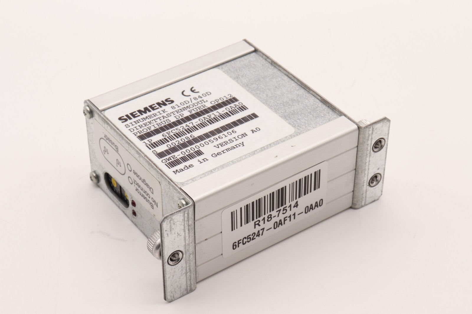 SIEMENS	SINUMERIK 810D/840D DIREKTTASTERNMODUL	6FC5247-0AF11-0AA0