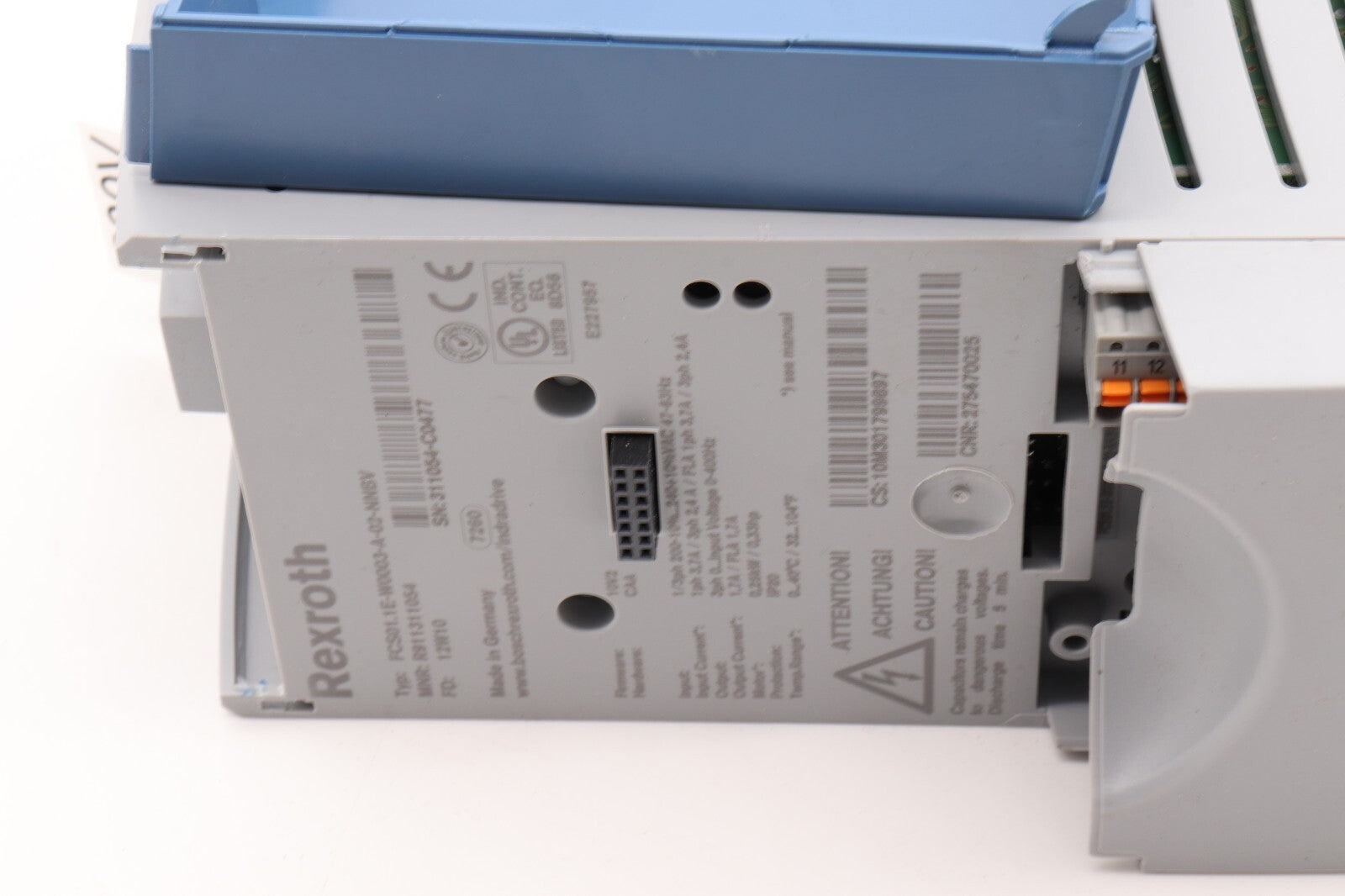 REXROTH INDRADRIVE FC TYPE FCS01.1E-W0003-A-02-NNBV