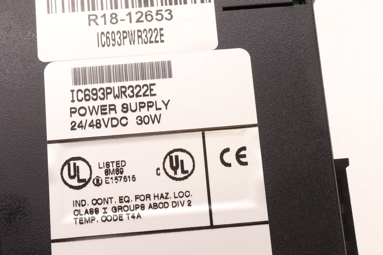 GE FANUC	 SERIES 90-30 IC693PWR322E	POWER SUPPLY