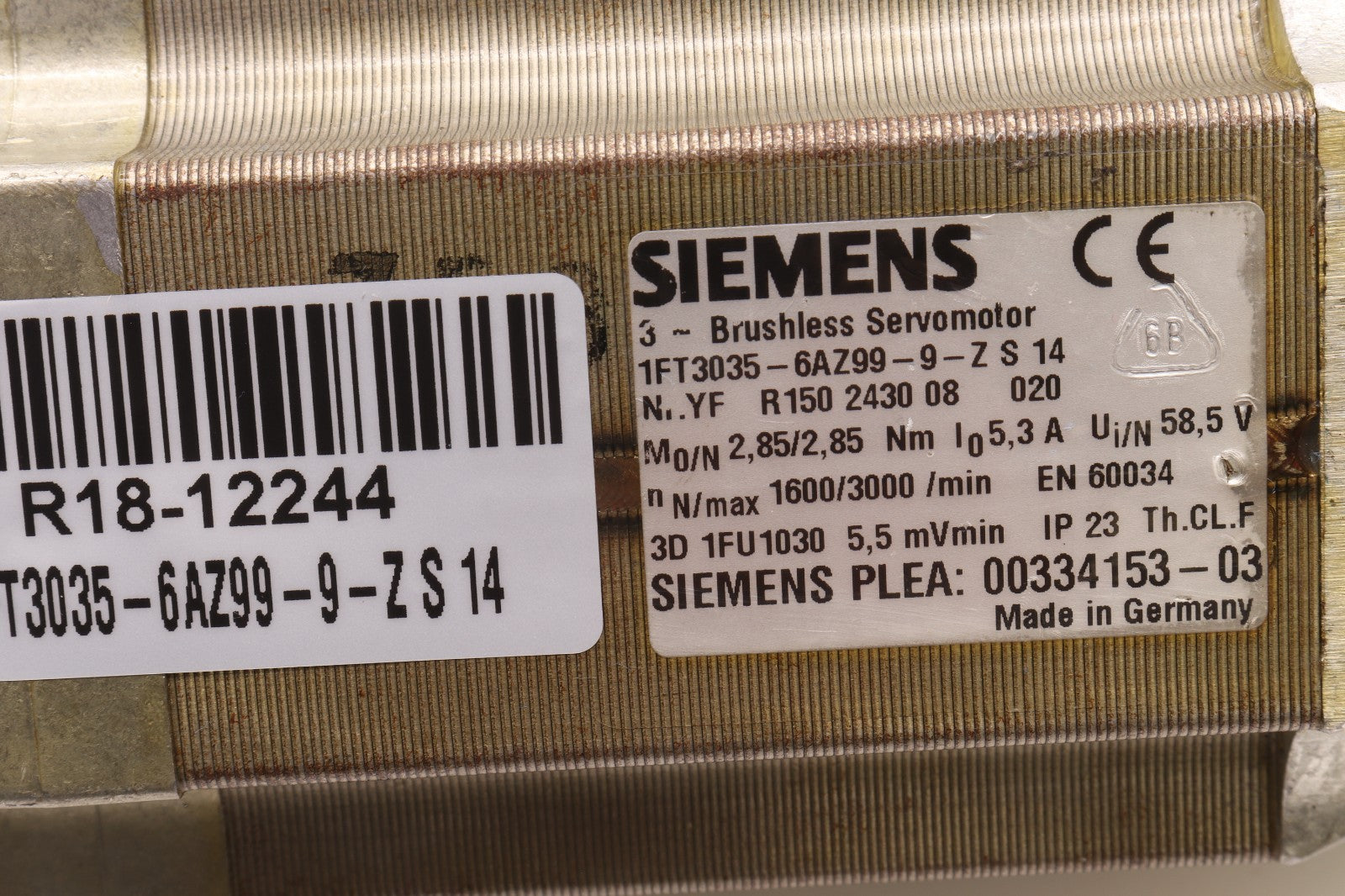 SIEMENS	1FT3035-6AZ99-9-Z S 14