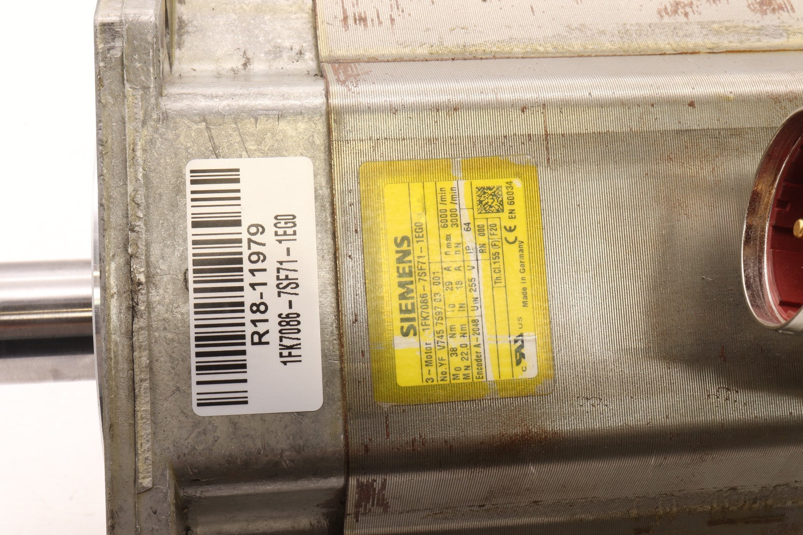 SIEMENS	1FK7086-7SF71-1EG0	3 PHASE MOTOR