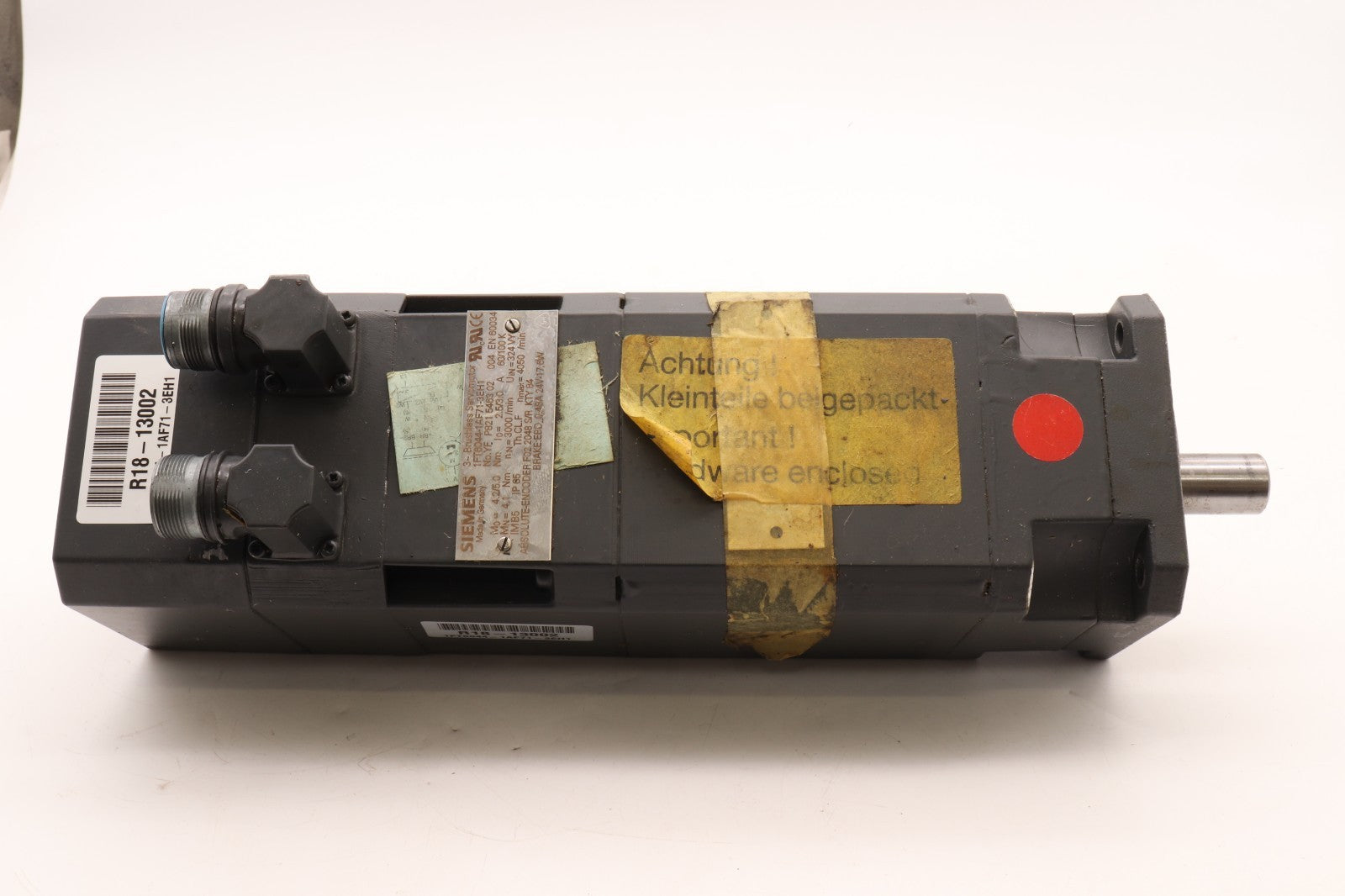 SIEMENS	3 PHASE BRUSHLESS SERVOMOTOR	1FT6044-1AF71-3EH1