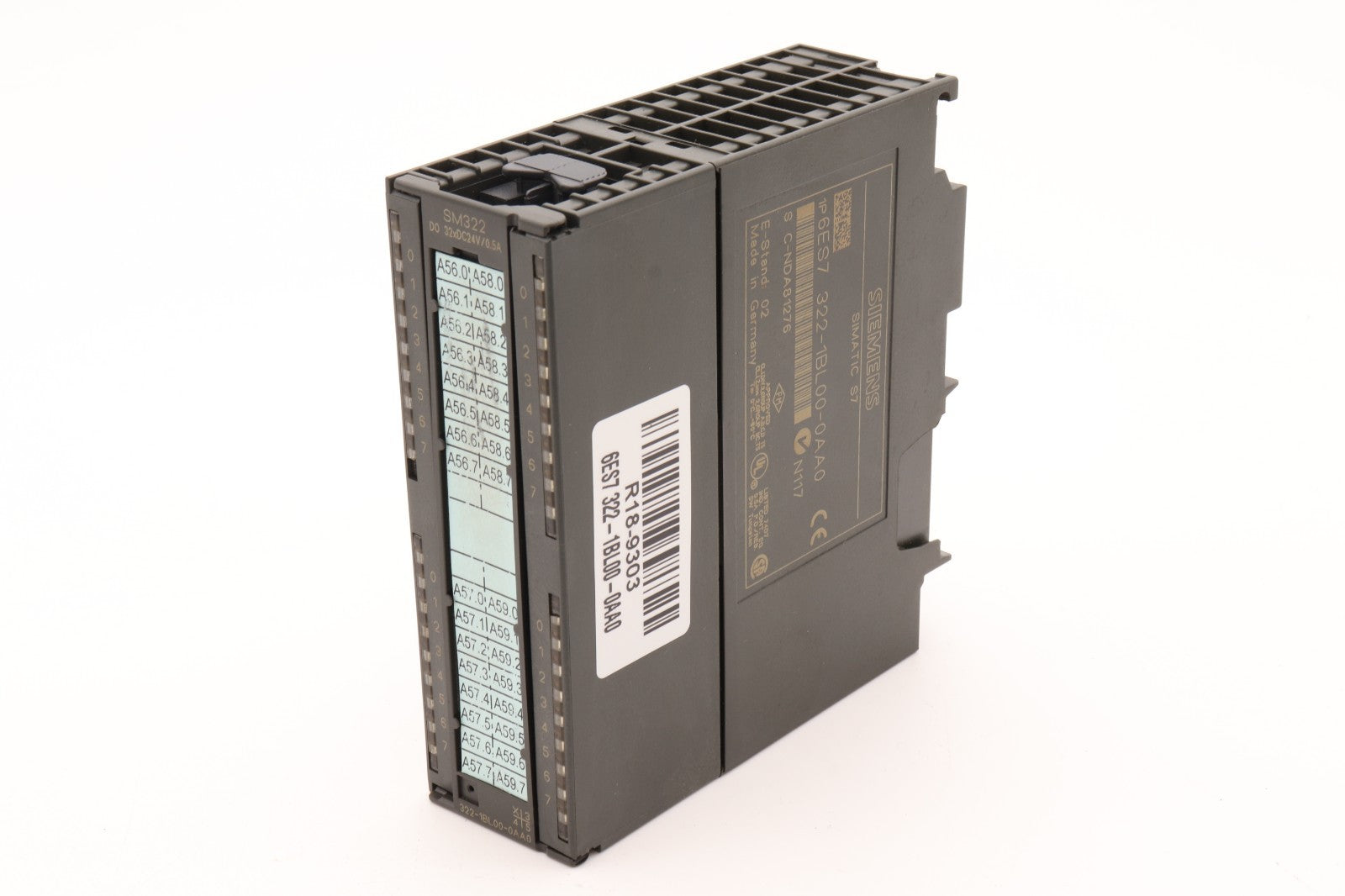 SIEMENS  SIMATIC S7  6ES7 322-1BL00-0AA0 R18-9303