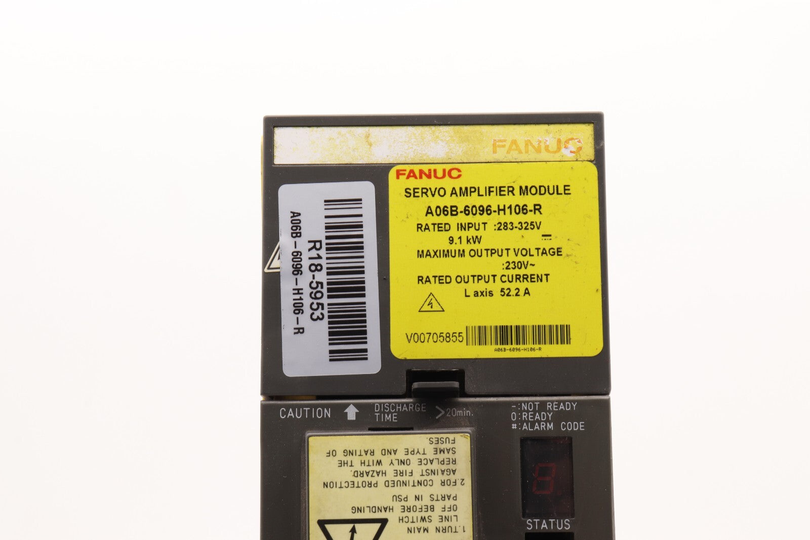 FANUC SERVO AMPLIFIER MODULE A06B-6096-H106-R
