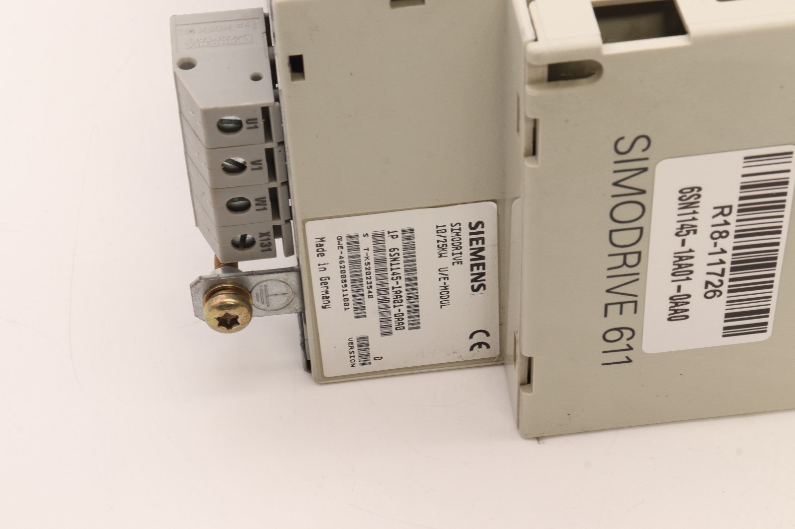 SIEMENS	SIMODRIVE 10/25KW U/E-MODUL	6SN1145-1AA01-0AA0
