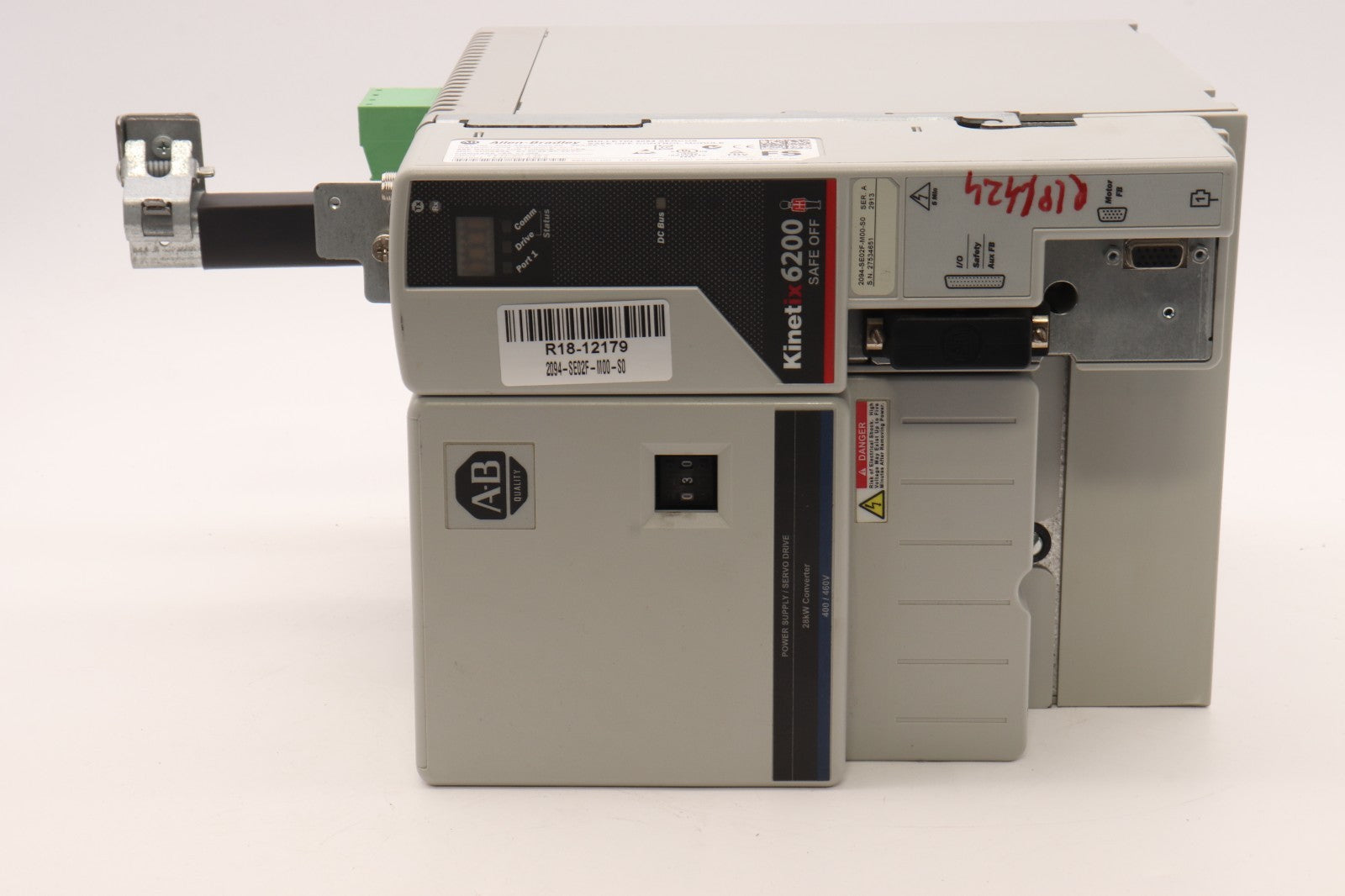 ALLEN BRADLEY	2094-SE02F-M00-S0 28KW CONVERTER	+ KINETIX 6200 2094-SE02F-M00-S0