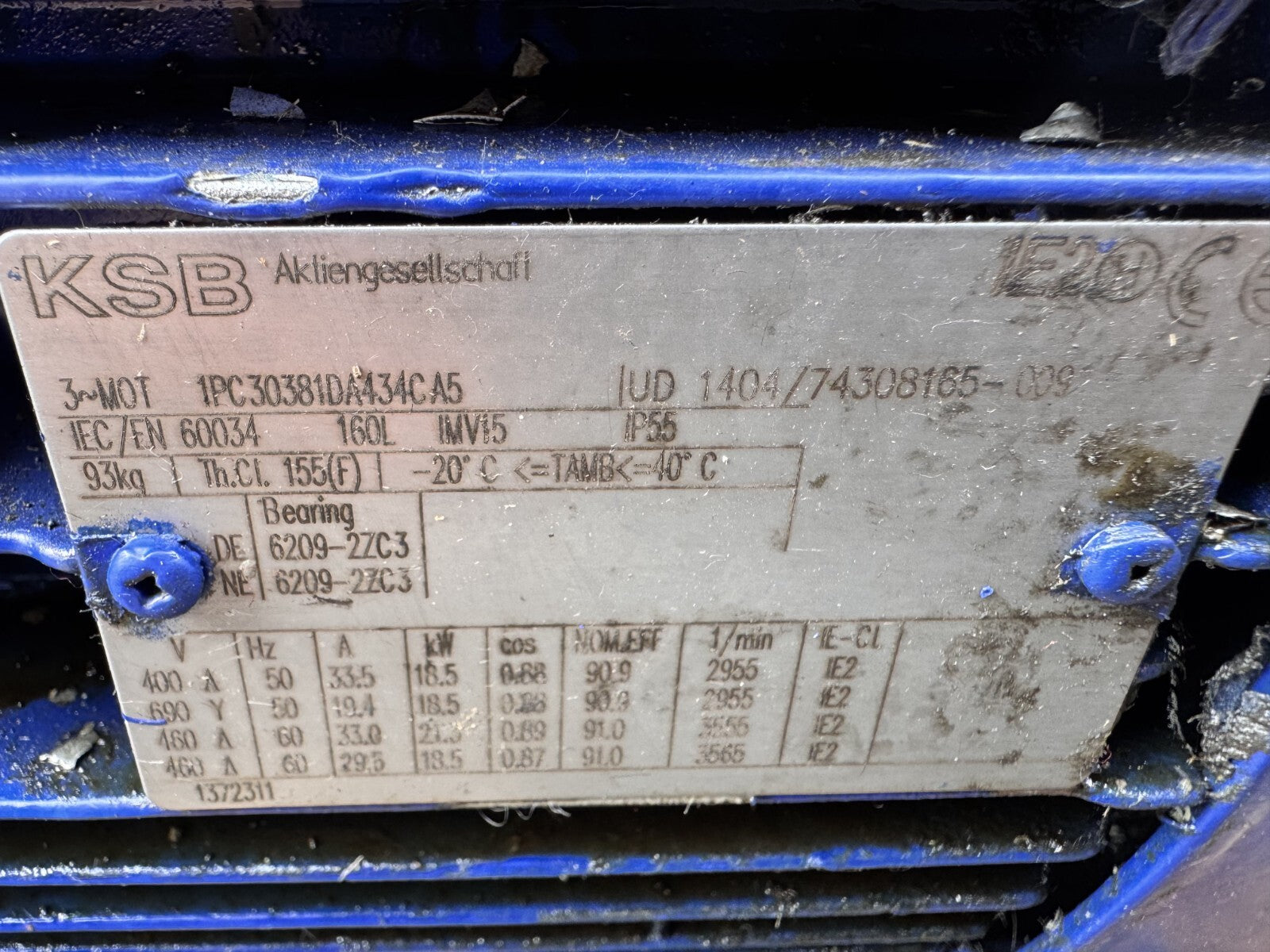 Ksb	1pc30381da434ca5	Ksb eta pp1me gbn 100-24.1/1852