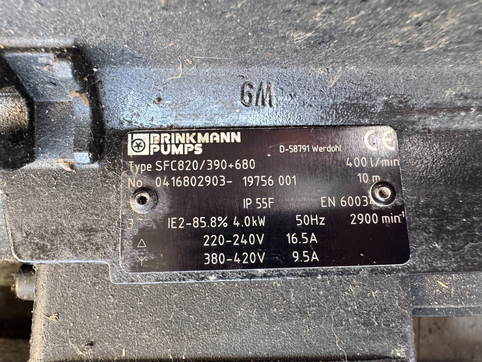 BRINKMANN PUMPS	SFC820/390+680	04168029303- 19756 001