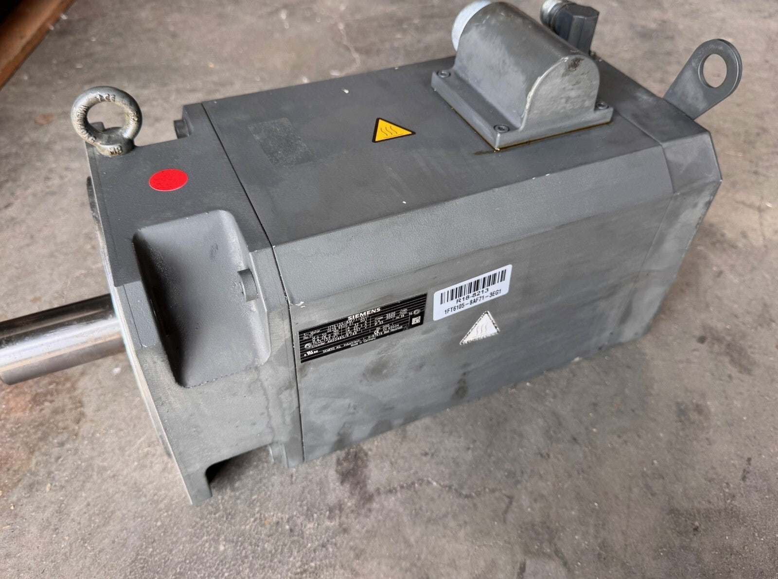 SIEMENS	3 PHASE MOTOR	1FT6105-8AF71-3EG1