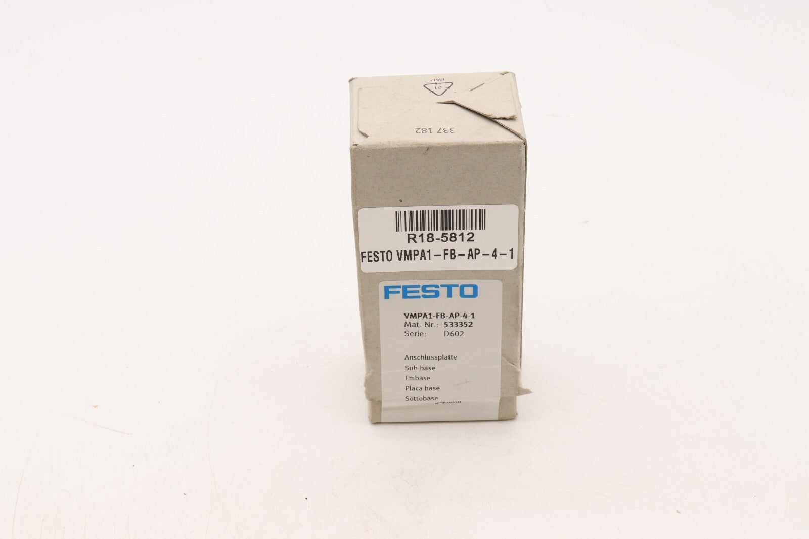 FESTO SUB-BASE VMPA1-FB-AP-4-1