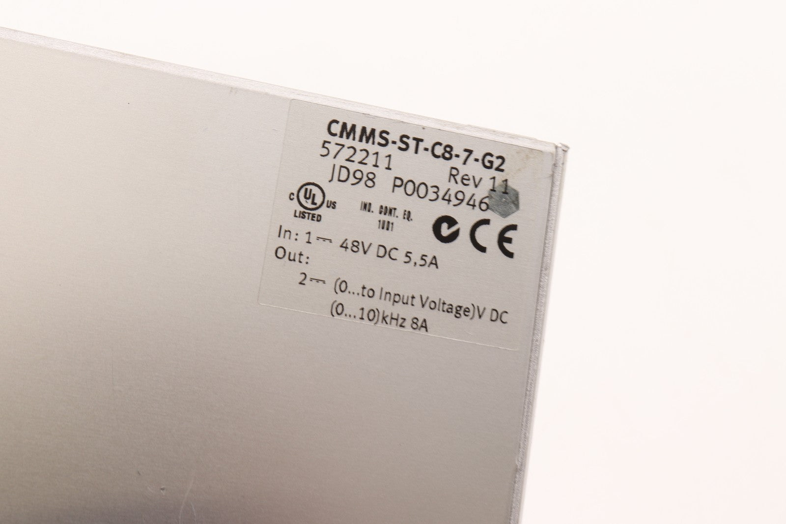 FESTO	572211 REV 11  CMMS-ST-C8-7-G2