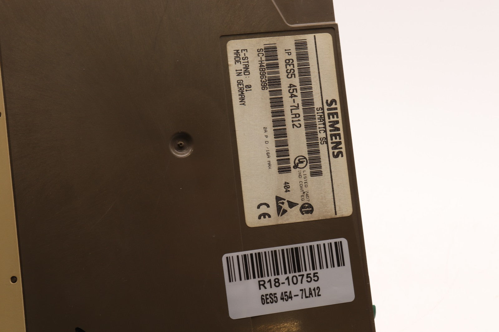 SIEMENS	SIMATIC S5	6ES5 454-7LA12