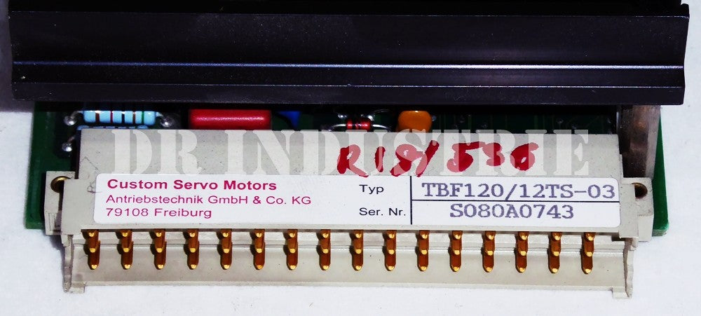 Siemens Custom Servo Motors TBF 120/12TS-03