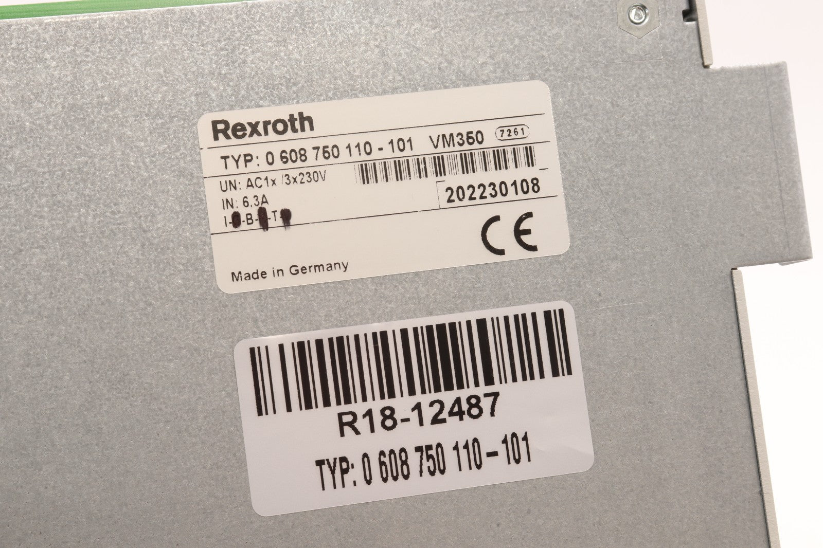REXROTH 	TYP: 0 608 750 110-101	VM350