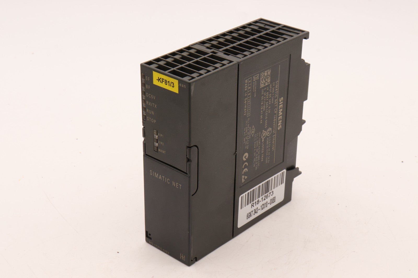 SIEMENS	SIMATIC NET CP INDUSTRIAL ETHERNET	6GK7 343-1CX10-0XE0