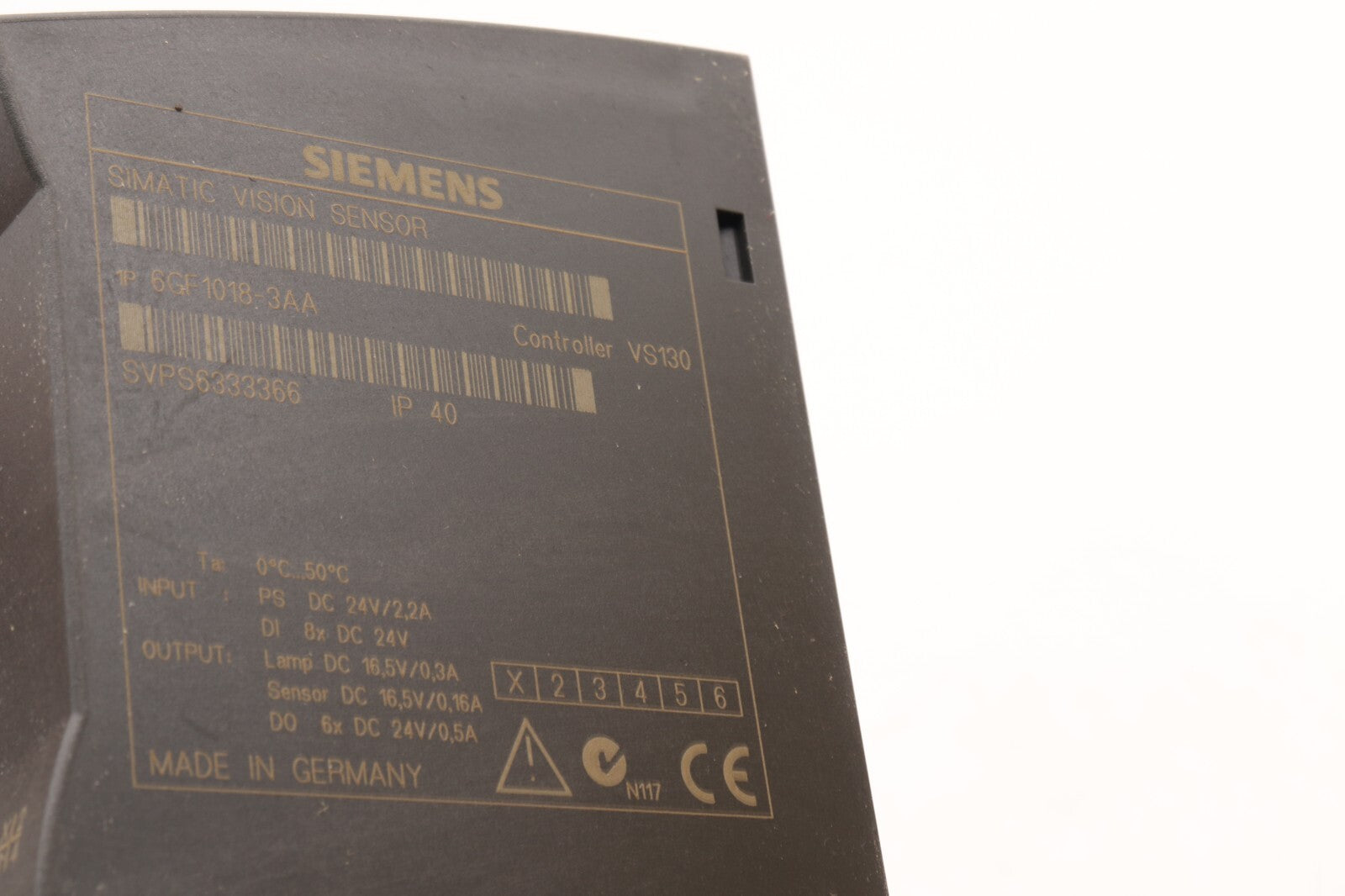 SIEMENS EVALUATION UNIT VS130	6GF1018-3AA