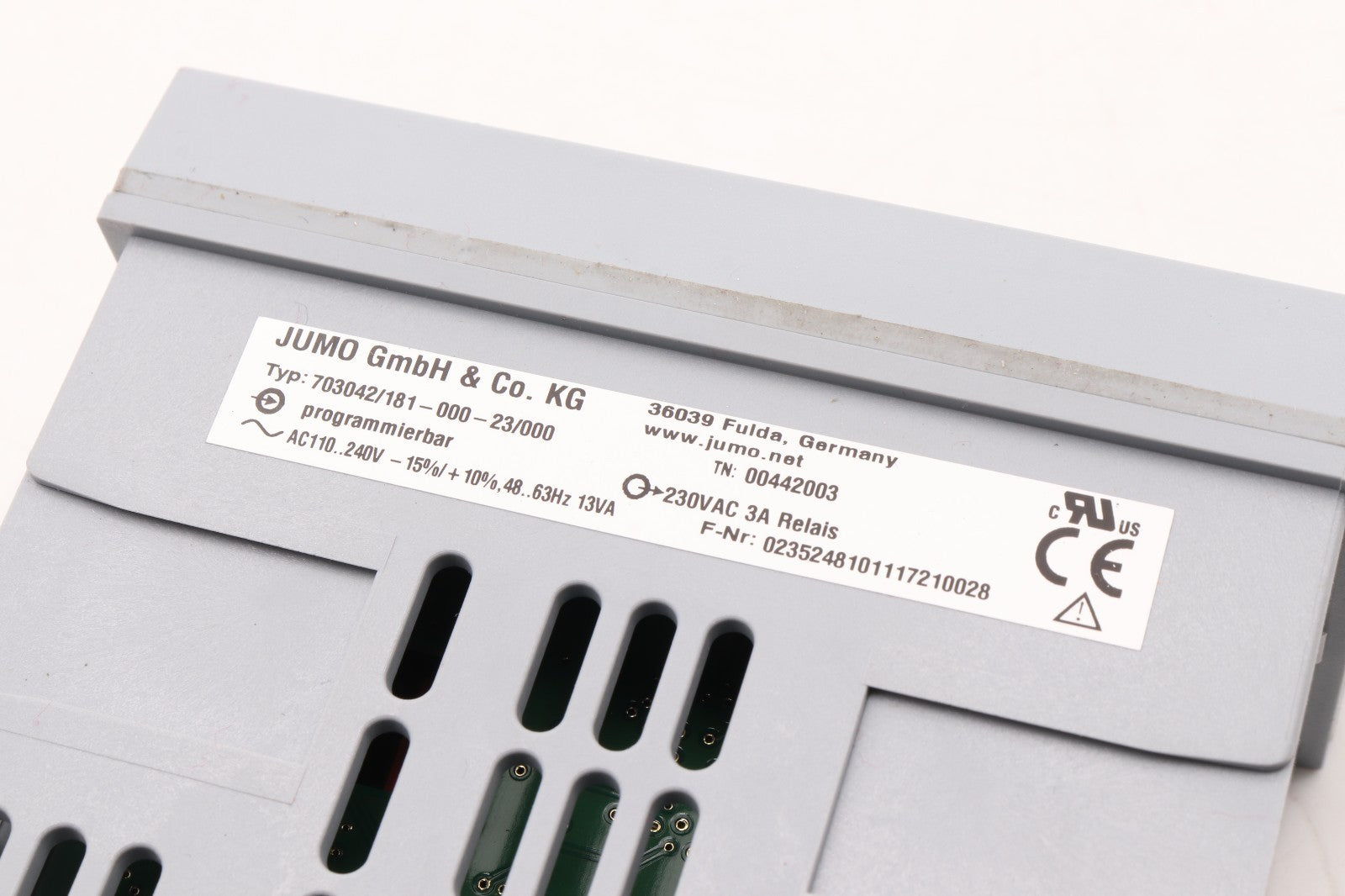 JUMO	DTRON 308	TYPE: 703042/181-000-23/000