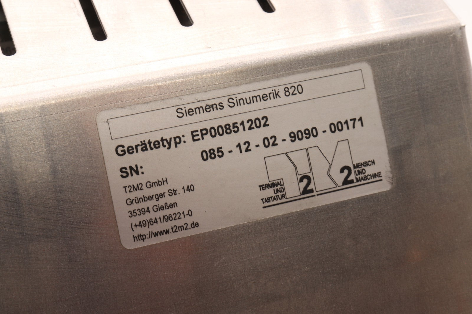 SIEMENS	SINUMERIK 820	LCD DISPLAY EP00851202
