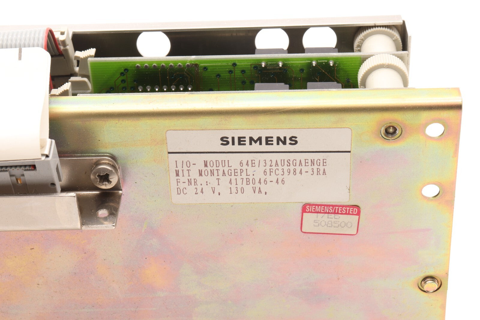 SIEMENS	I/O-MODUL 64E/32AUSGAENGE MIT KONTAGEPL	6FC3984-3RA