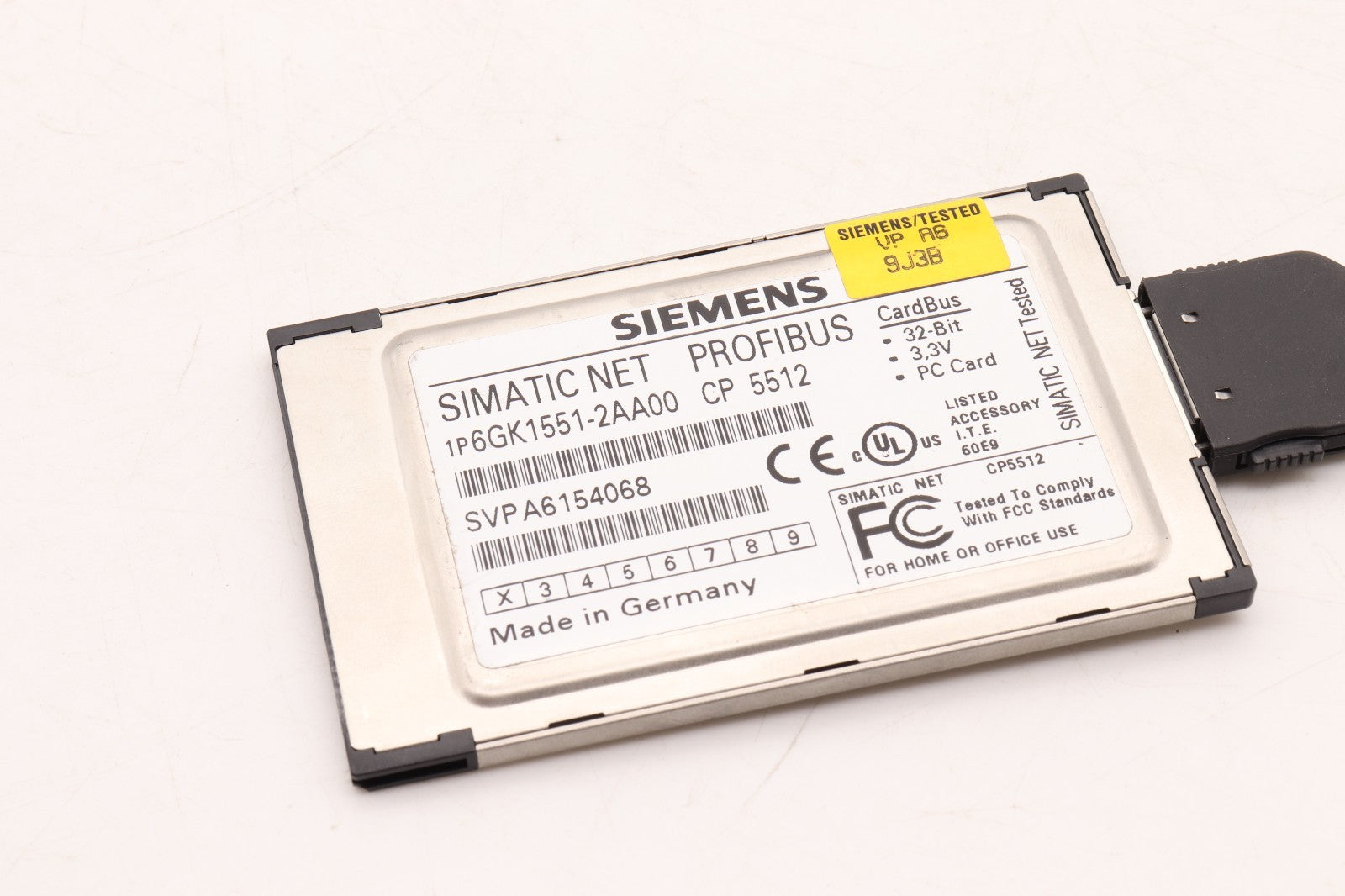 SIEMENS SIMATIC NET PROFIBUS 6GK1551-2AA00  NET HW ADATPER C79459-A1890-A10