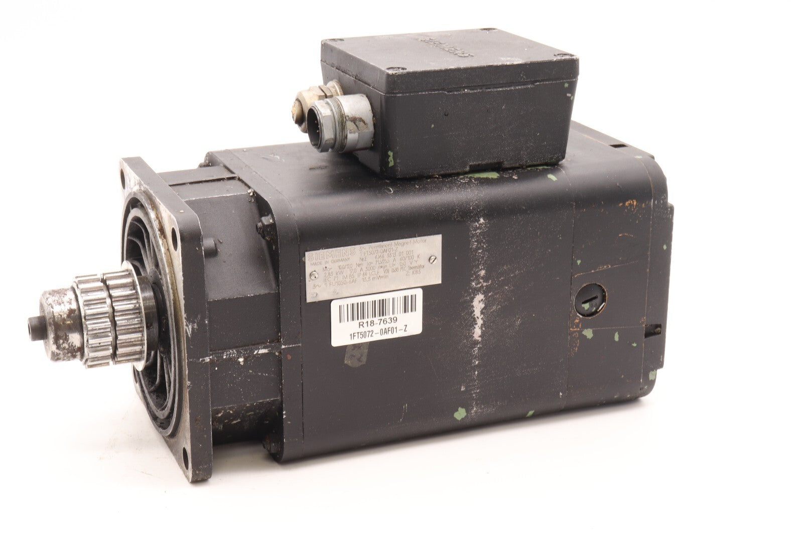 SIEMENS	3 PHASE MOTOR	1FT5072-0AF01-Z