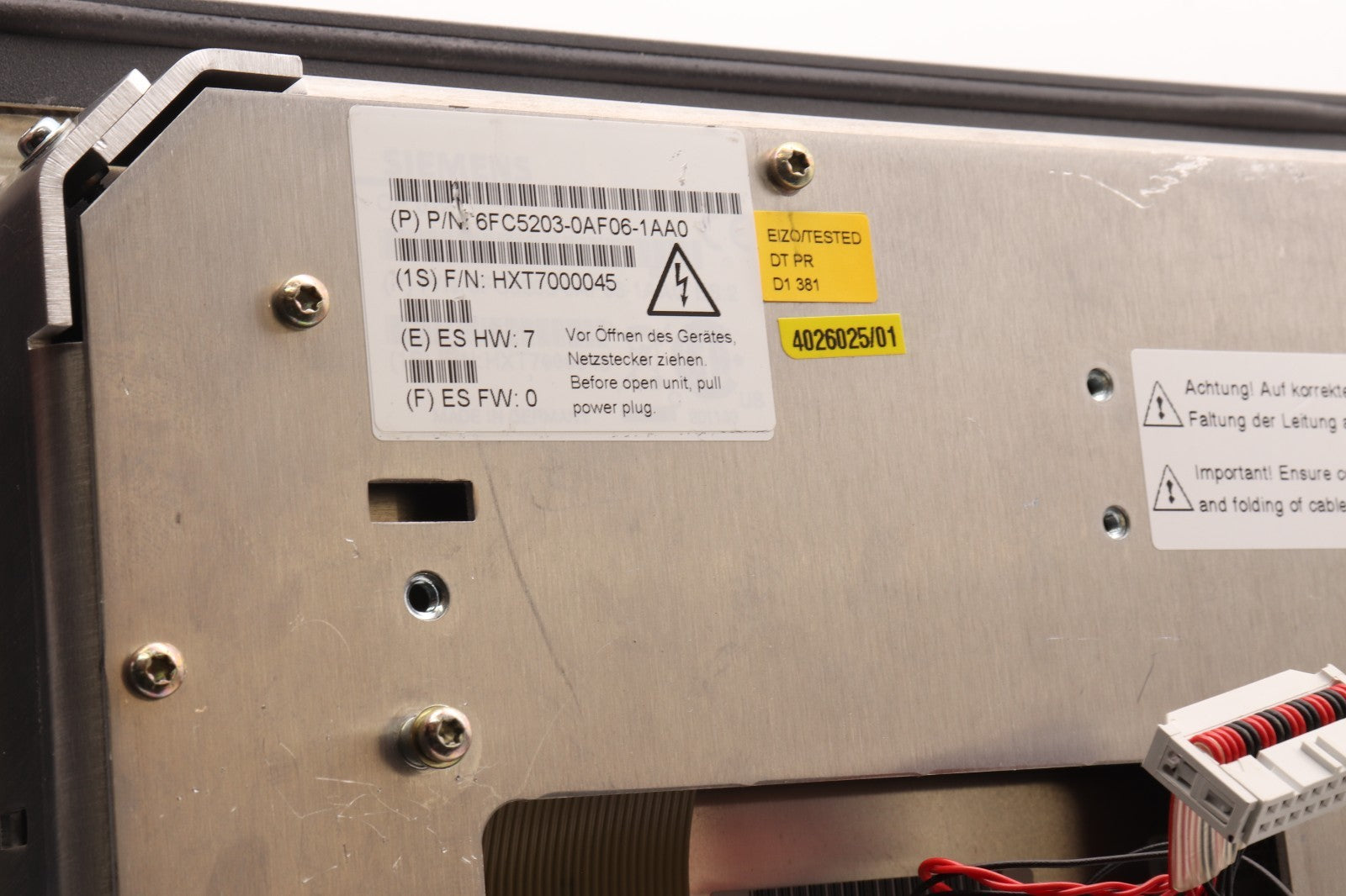SIEMENS	6FC5203-0AF06-1AA0
