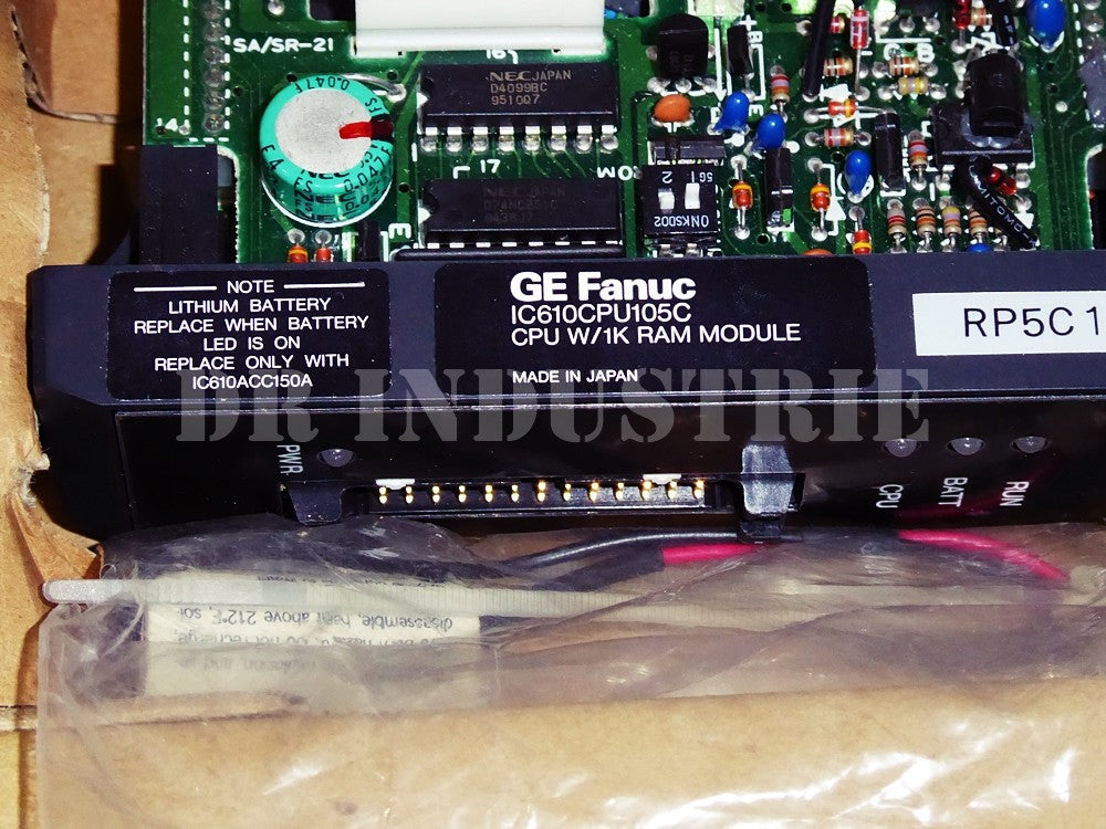 FANUC CPU W/1K RAM MODULE IC610 CPU 105 C