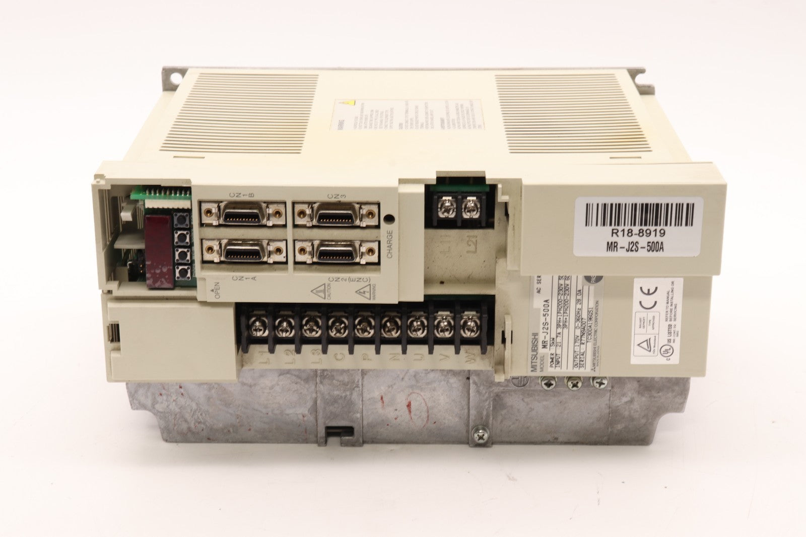 MITSUBISHI AC SERVO MISSING CASE PART MR-J2S-500A