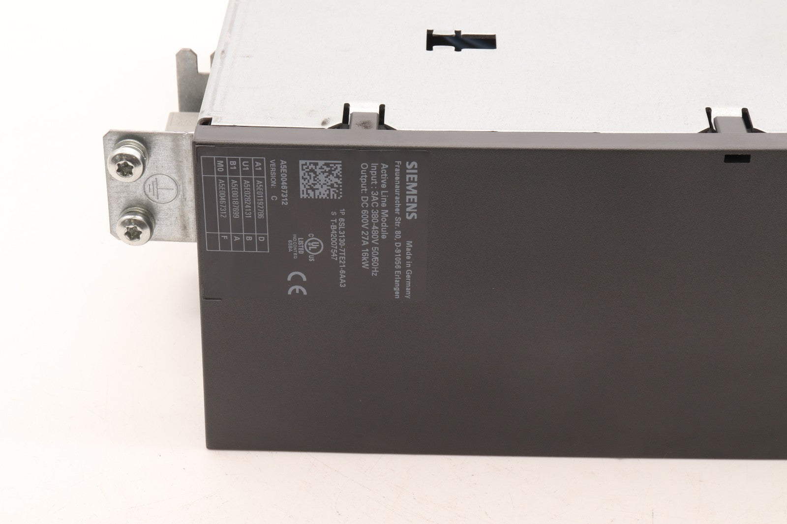 SIEMENS	ACTIVE LINE MODULE	6SL3130-7TE21-6AA3