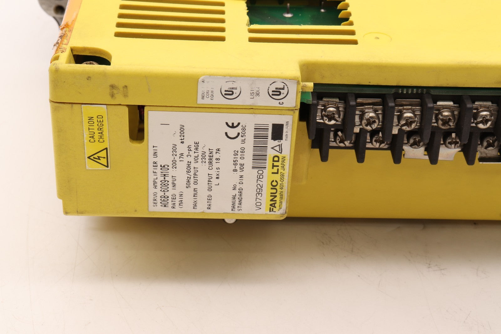 FANUC	  SERVO AMPLIFIER UNIT (BROKEN HAUSE)	A06B-6089-H105