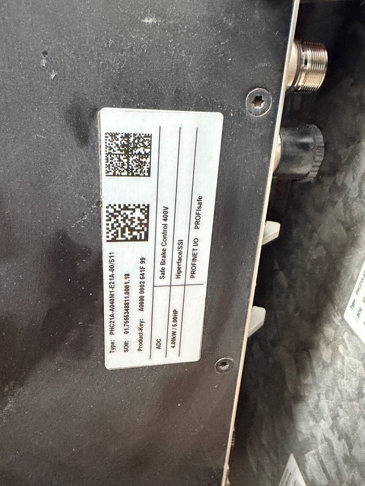 SEW EURODRIVE	PHC21A-A040M1-E21A-00/S11	01.7555348811.0001.18