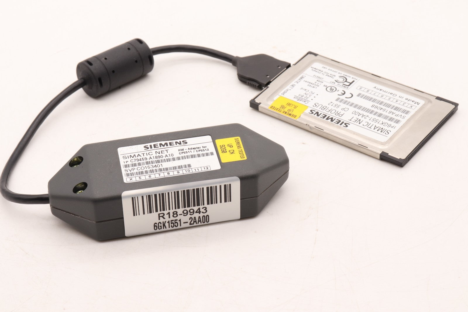 SIEMENS SIMATIC NET PROFIBUS 6GK1551-2AA00  NET HW ADATPER C79459-A1890-A10