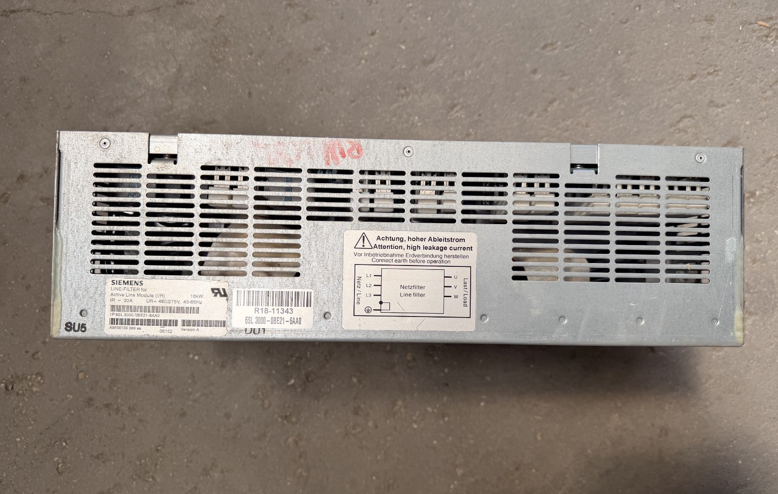 SIEMENS	6SL 3000-0BE21-6AA0