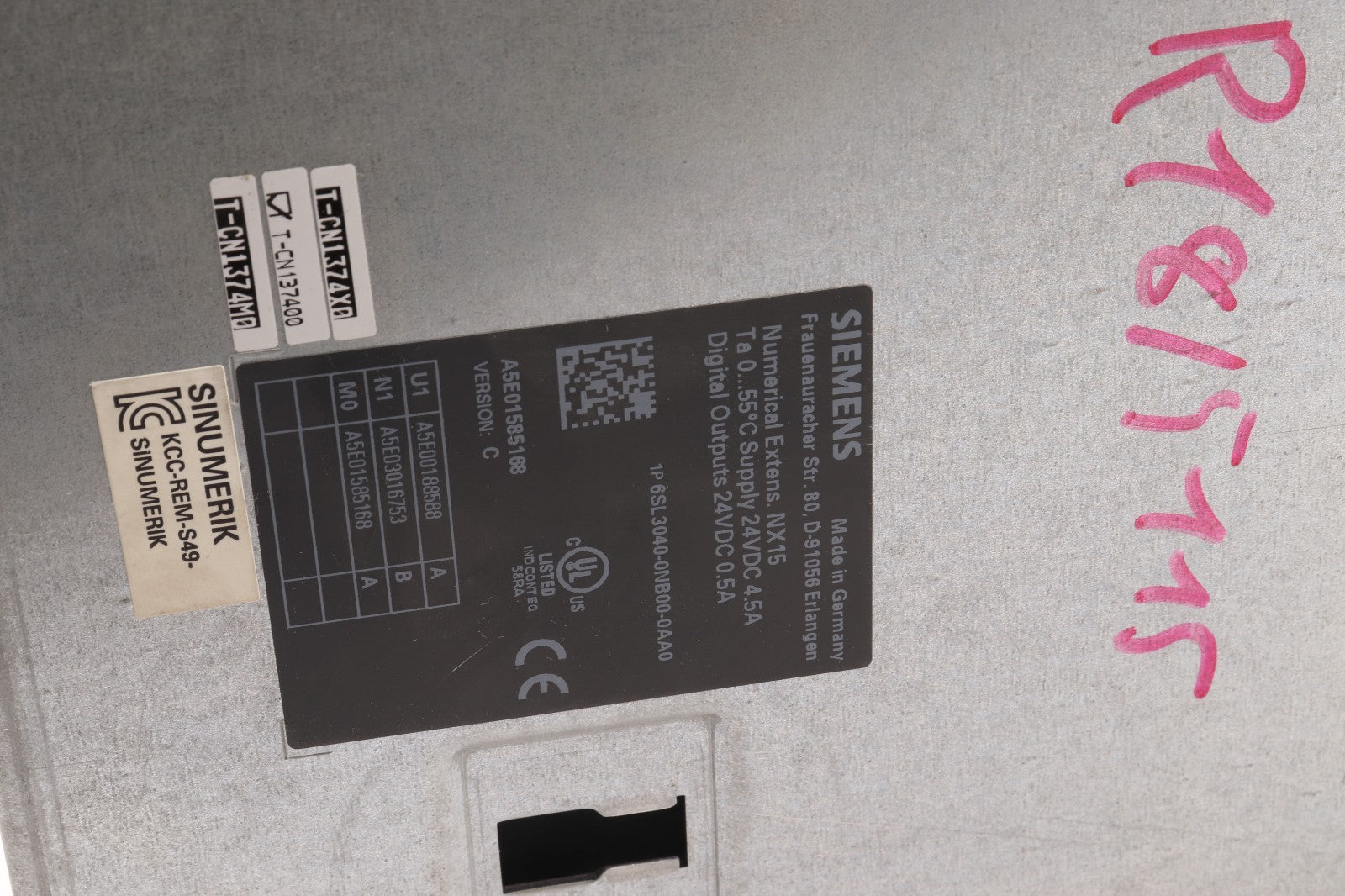 SIEMENS	6SL3040-0NB00-0AA0	NUMERICAL EXTENS NX15