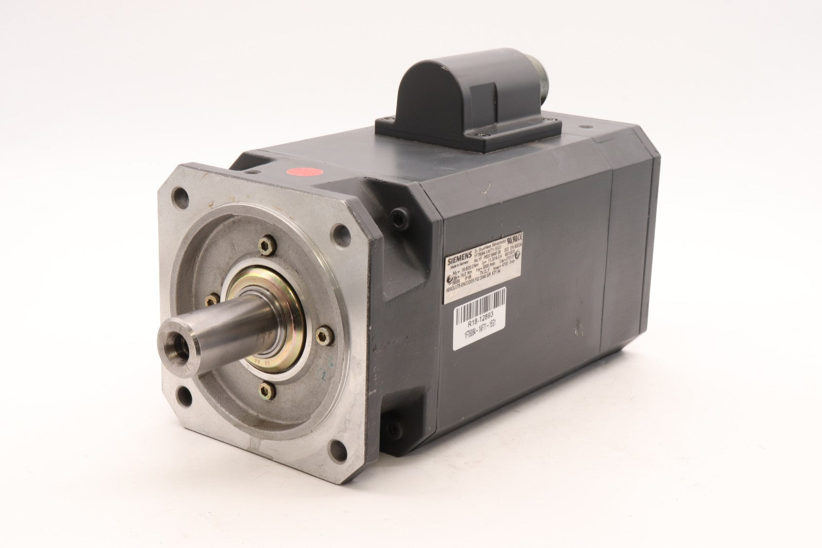 SIEMENS	3 PHASE BRUSHLESS SERVO MOTOR	1FT6084-1AF71-1EG1