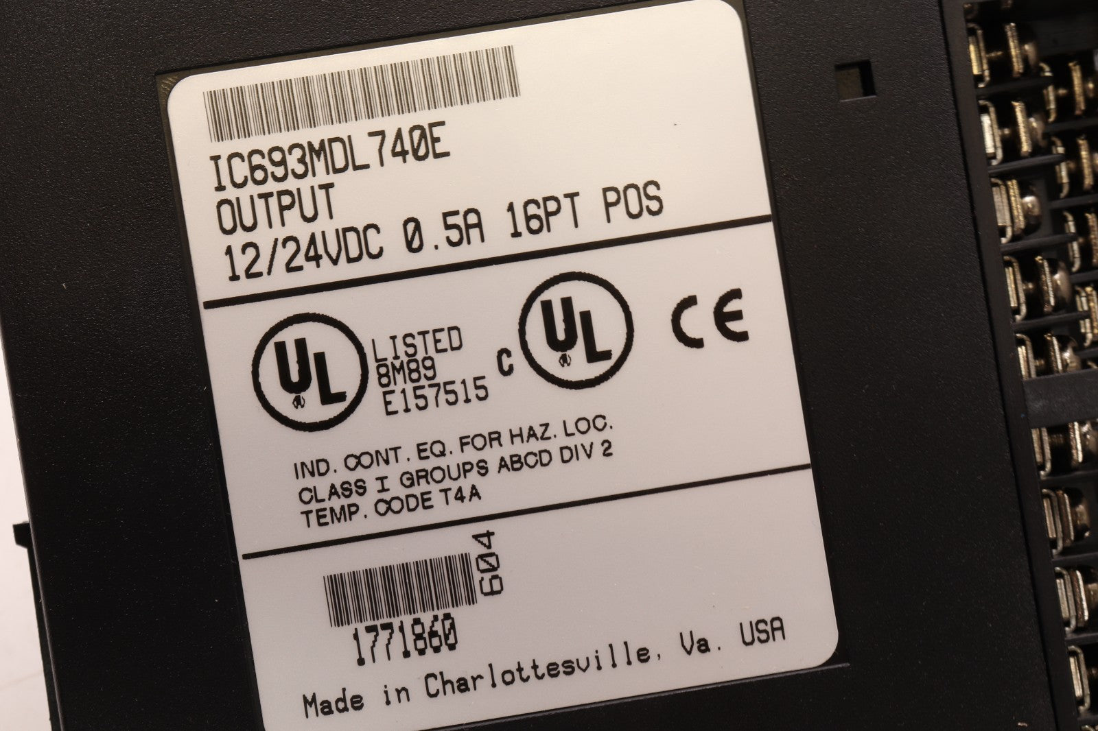 GE FANUC	 SERIES 90-30 IC693PWR322E	POWER SUPPLY