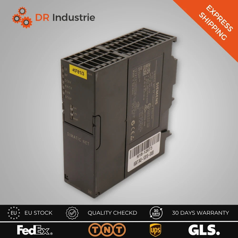 SIEMENS	SIMATIC NET CP INDUSTRIAL ETHERNET	6GK7 343-1CX10-0XE0