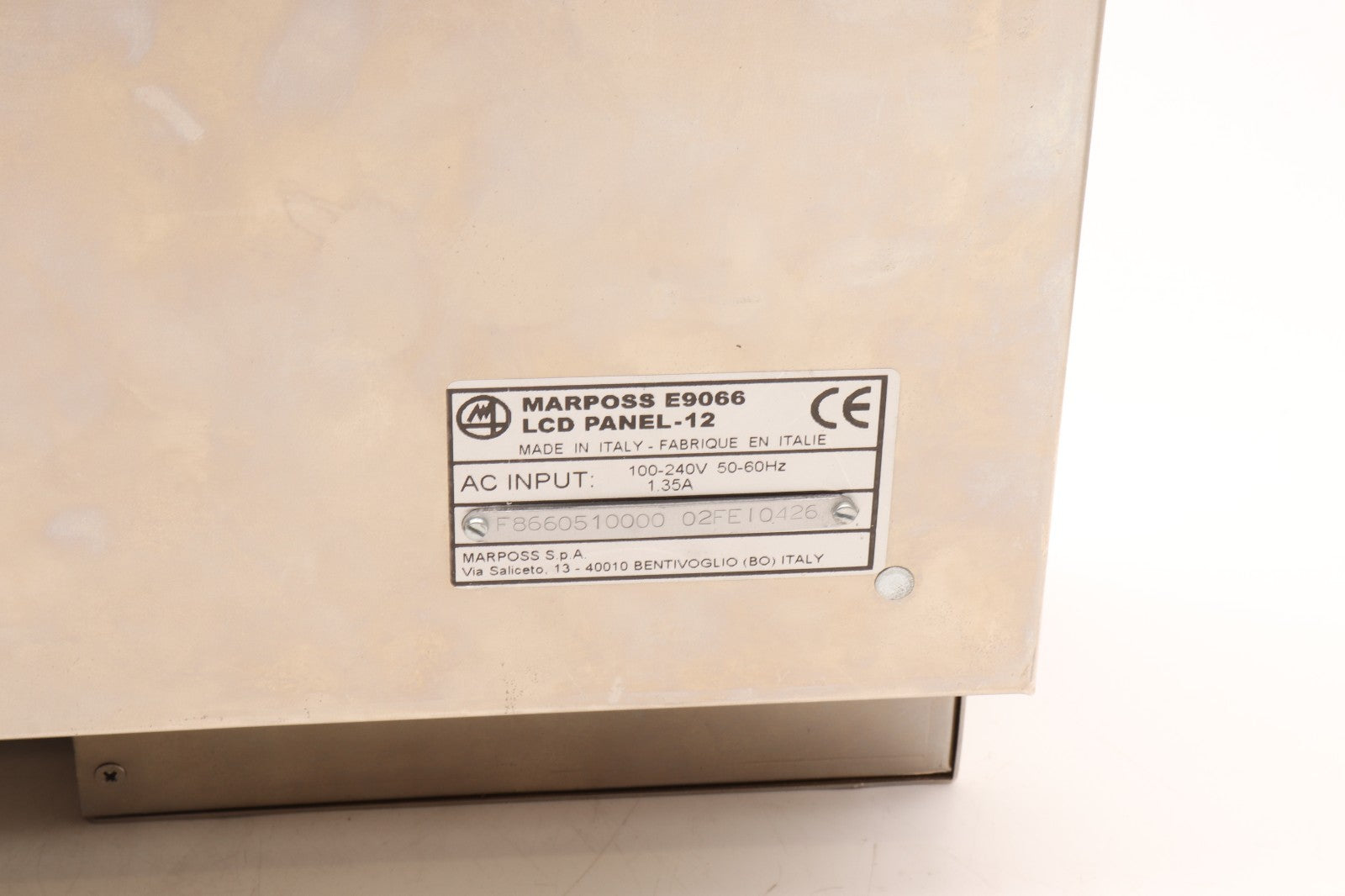 MARPOSS	E9066 LCD PANEL-12