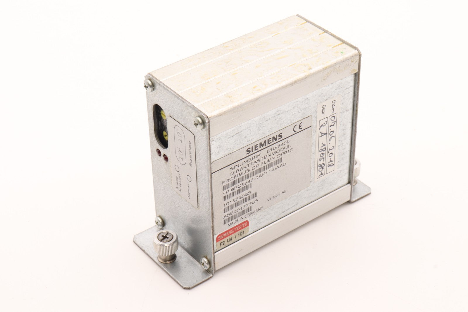 SIEMENS	SINUMERIK 810/840D DIREKT TASTEN MODUL	1P 6FC5247-0AF11-0AA0