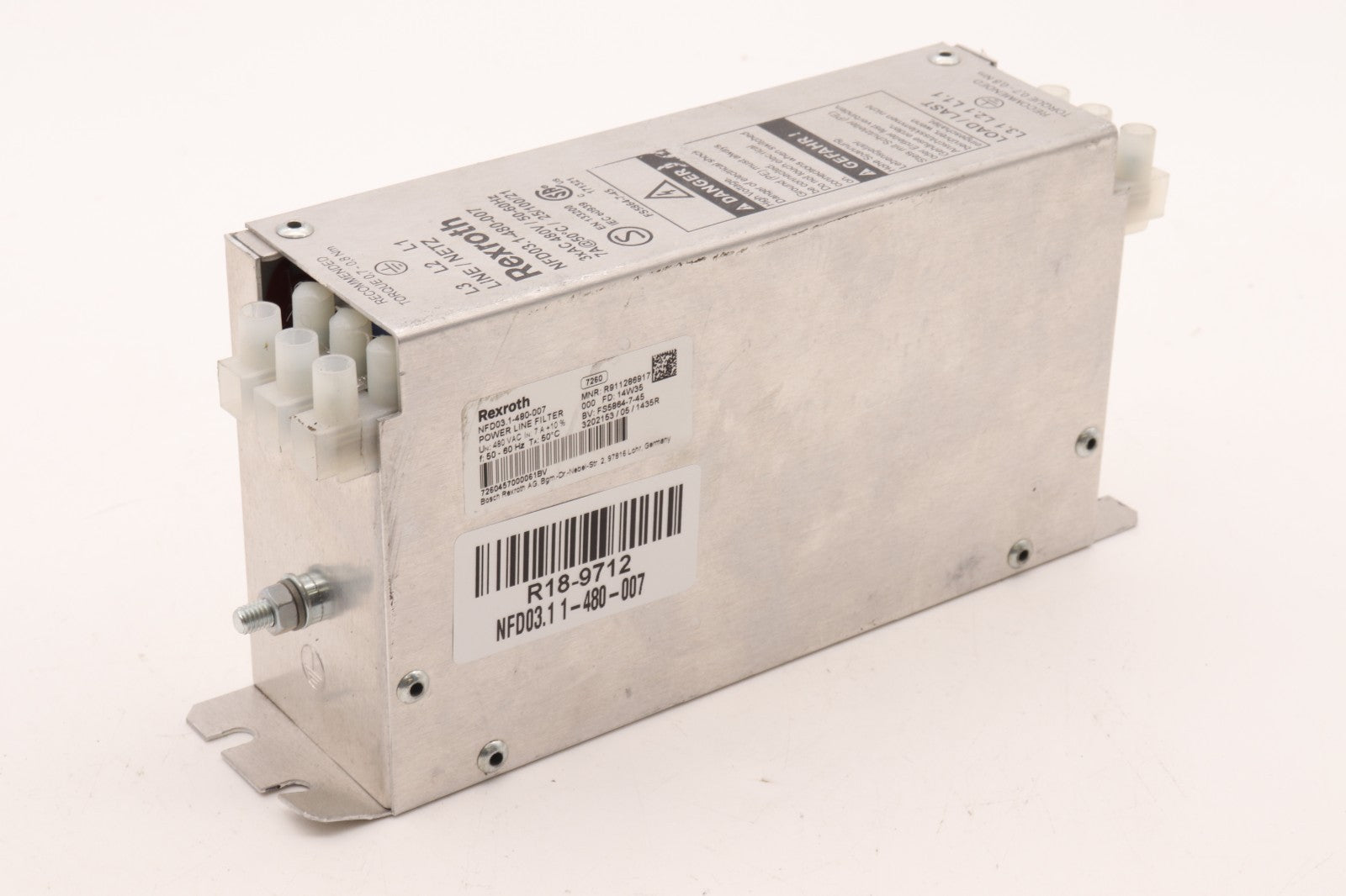 REXROTH POWER LINE FILTER	NFD03.1 1-480-007